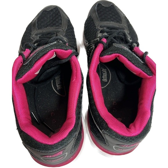 Avia  Women’s Black Pink Shock Bound Heel Ladies Sneakers Shoe Size 9 CrossFit - Picture 5 of 12